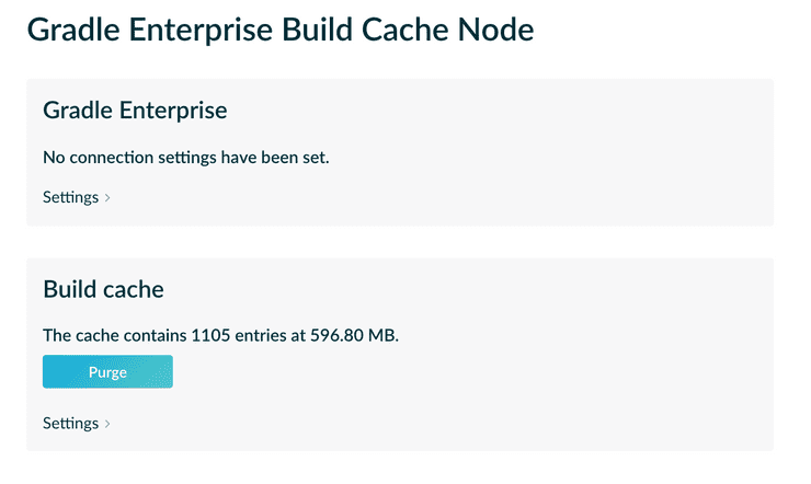 build cache node